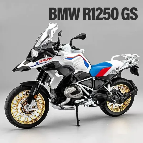 1:9 BMW R1250GS Alloy Diecast Model Motorcycle - Image 8