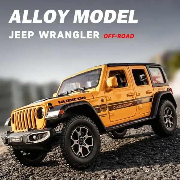 1:22 Off-Road Diecast Jeep Wrangler Model