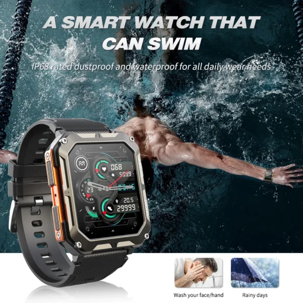 Waterproof Digital Sports Smartwatch with Pedometer - Image 2