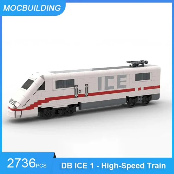 MOC Building Blocks DB ICE 1 Train Model 2736PCS - Image 5