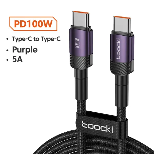 100W Type-C Fast Charging Cable 5A PD 3.0 - Image 11