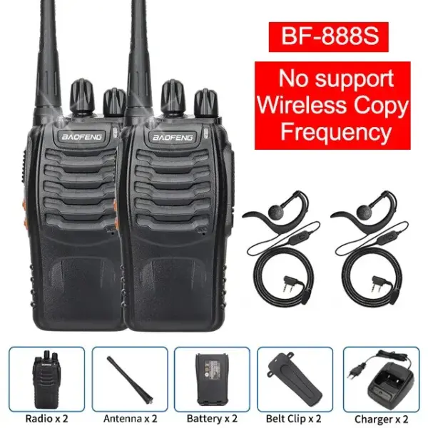 Baofeng BF-888S Walkie Talkie UHF Radio Set - Image 8