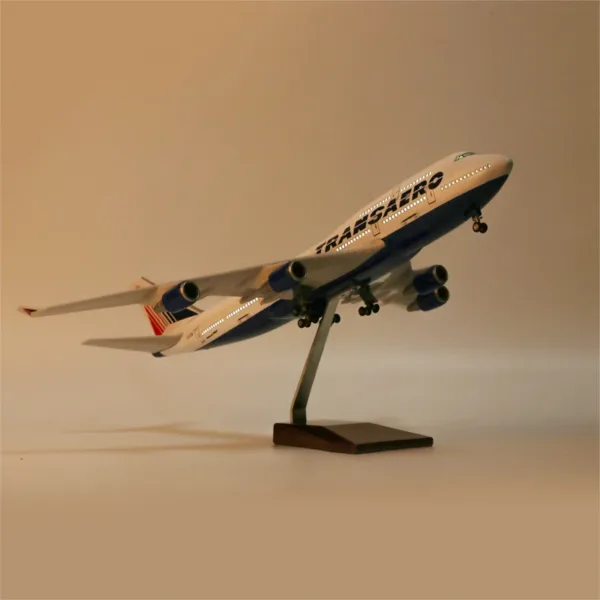 Transaero B747 Airplane Model Toy 1/150 Scale - Image 7