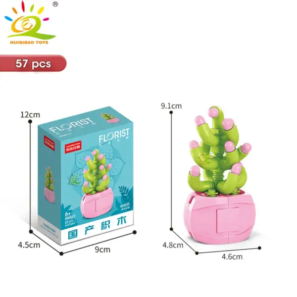 DIY Flower Succulent Building Blocks Set - Image 10
