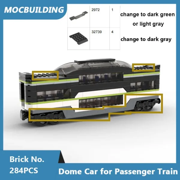 MOC Building Blocks Dome Car 284PCS Set - Image 2