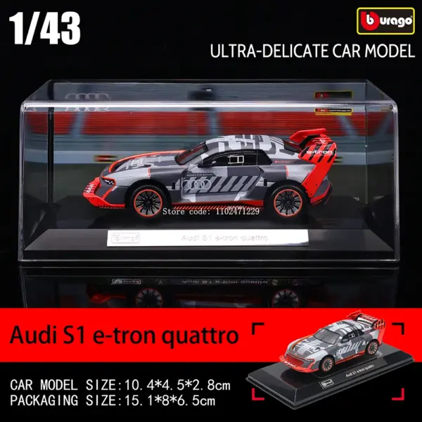 Bburago 1:43 Lamborghini SC63 Diecast Model - Image 16