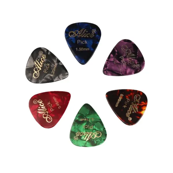 Mixed Celluloid Guitar Picks Set 30/50 Pcs - Image 5