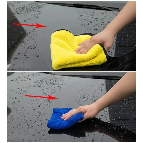 Microfiber Car Wash Towel Set 30x30/40/60cm - Image 6