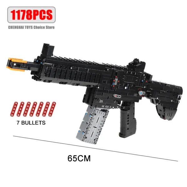 Military AK47 Sniper Rifle Building Blocks Set - Image 9