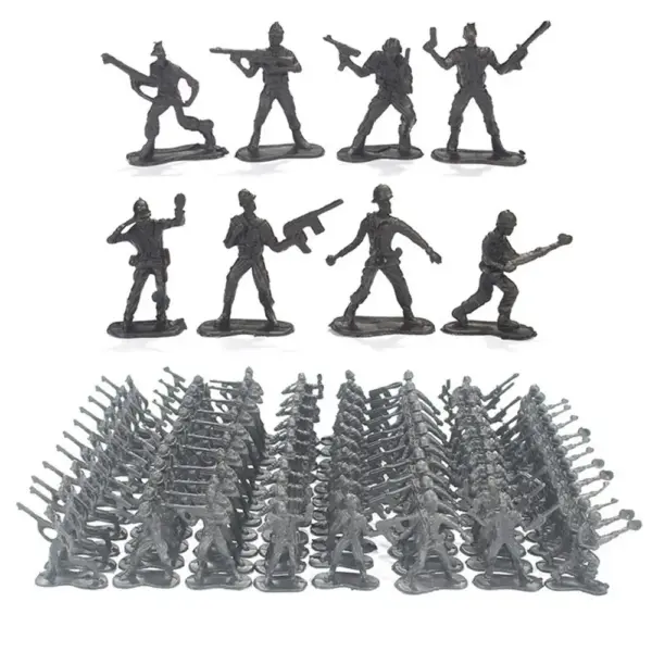 100Pcs Military Plastic Soldier Playset - Image 7