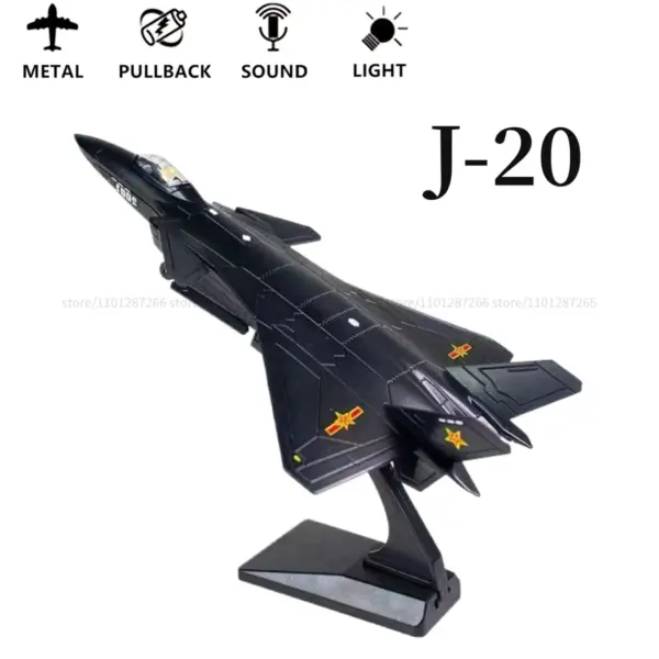 Pullback Jet Fighter Model with Lights and Sound - Image 18