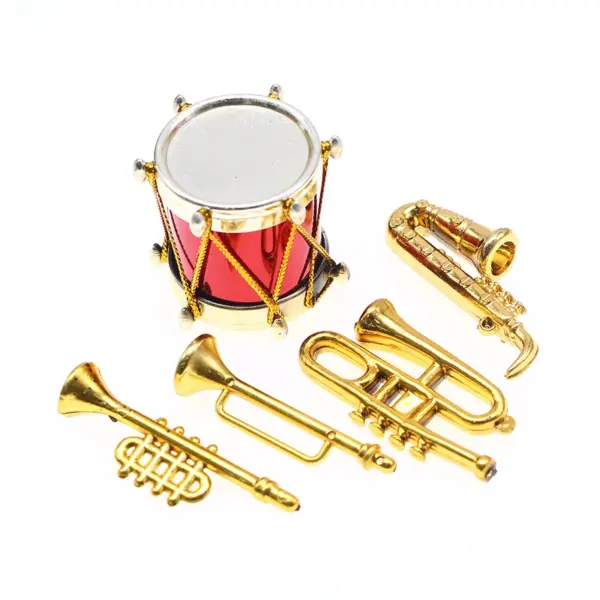 Miniature Musical Instrument Set for Dollhouse - Image 5