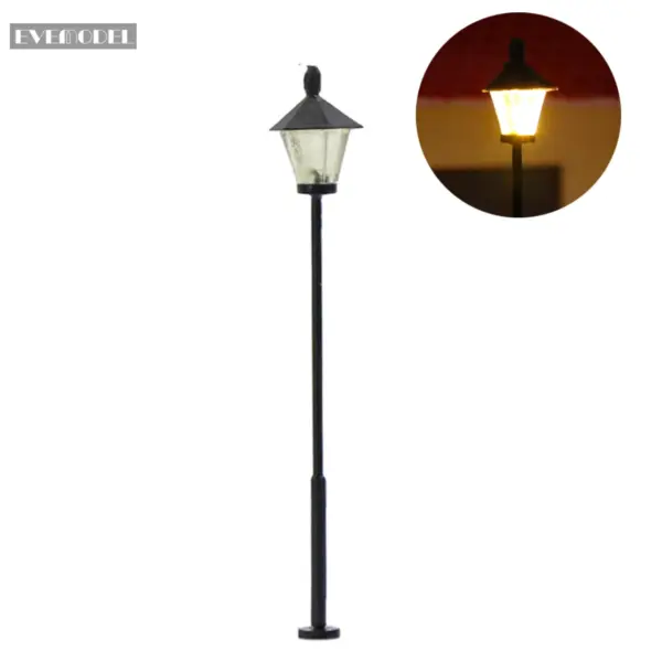 10pcs N Scale 1:160 Model Railway Street Lamps - Image 6