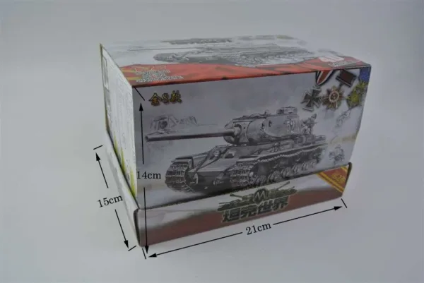 8 Piece 1:72 Plastic Tank Model Set - Image 2