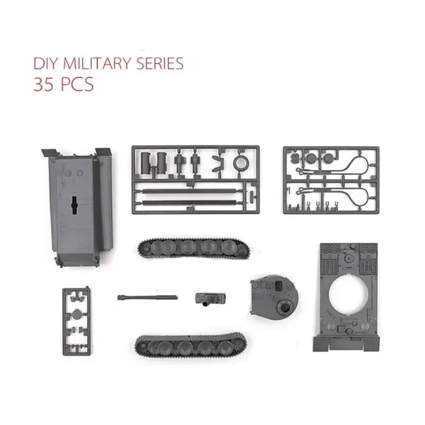 1/72 Tiger-Type Model Tank Set of 6 - Image 2