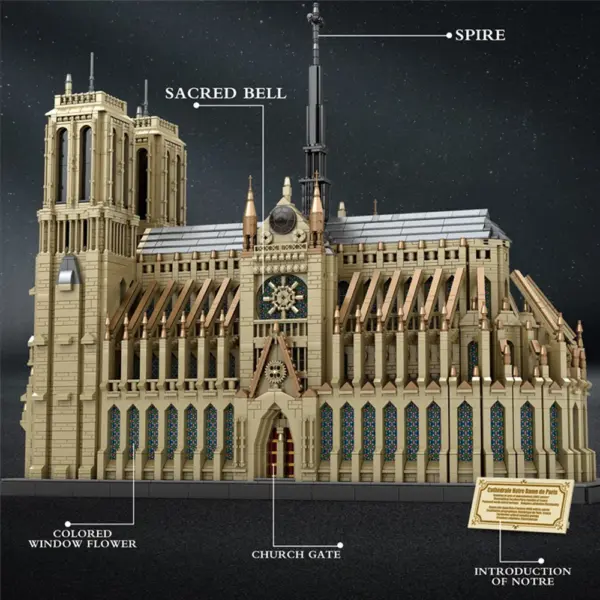 Notre Dame de Paris Building Blocks Set - Image 3