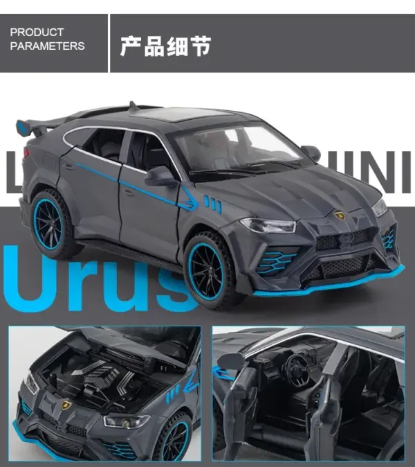 1:32 Diecast Lamborghini URUS Model Car - Image 2