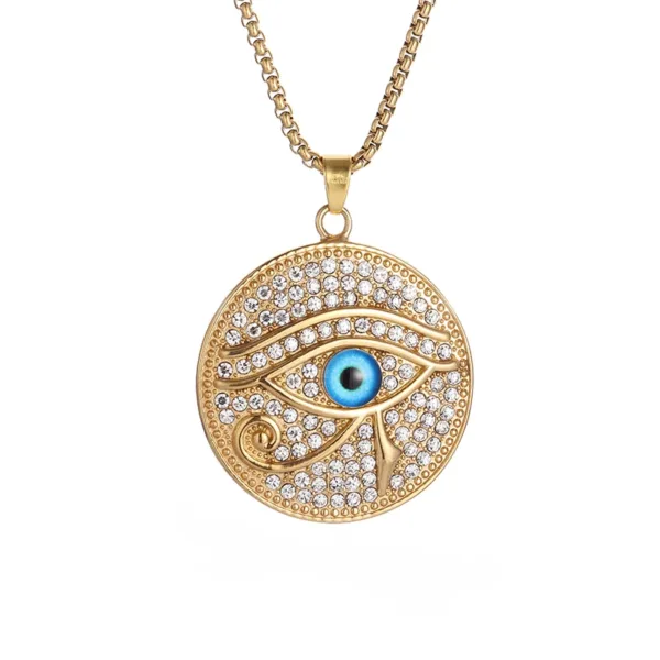 Eye of Horus Cross Pendant Necklace - Image 33