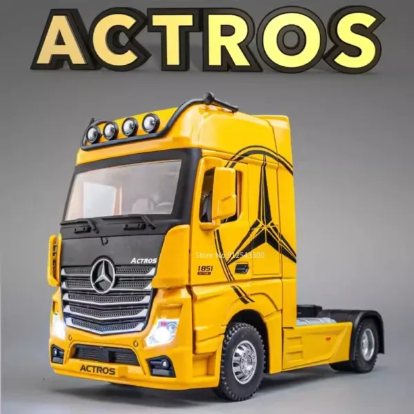 1:36 Scale Benz Tractor Truck Model Toy