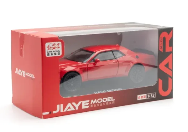 Dodge Challenger Helicat SRT Red Eye Diecast Car - Image 9