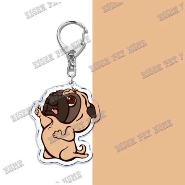 Cute PUG Keychain Pendant for All Occasions - Image 22