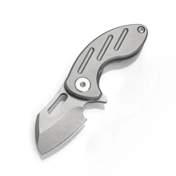 Titanium Alloy Folding Knife S35VN Steel EDC Tool - Image 11