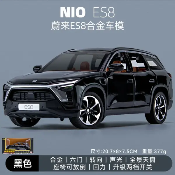 1:24 NIO ES8 Diecast Metal Model Car - Image 8