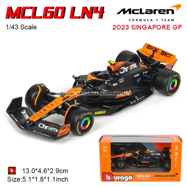 Bburago 1:43 McLaren F1 MCL60 Diecast Model - Image 11