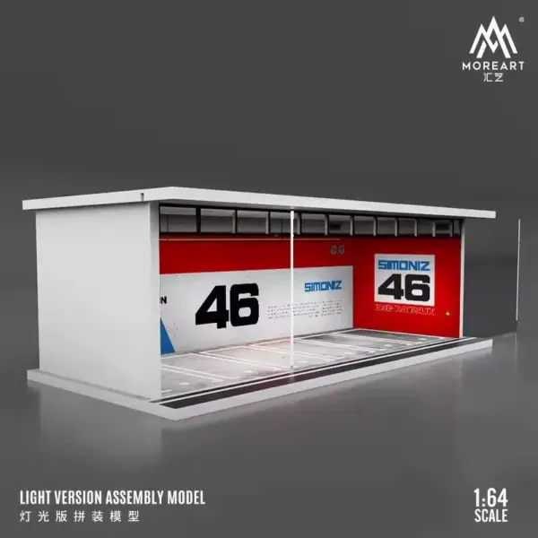 1:64 Scale Diorama Car Garage Model - Image 8