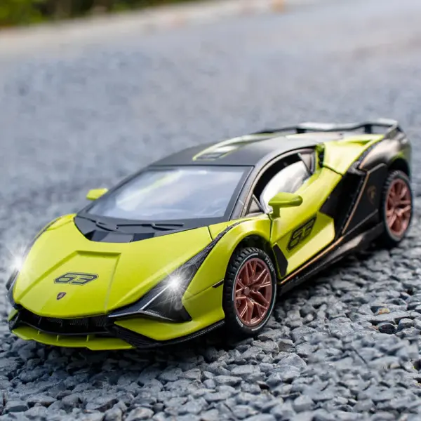 1/32 Scale Lambo Sian Diecast Model Car - Image 8