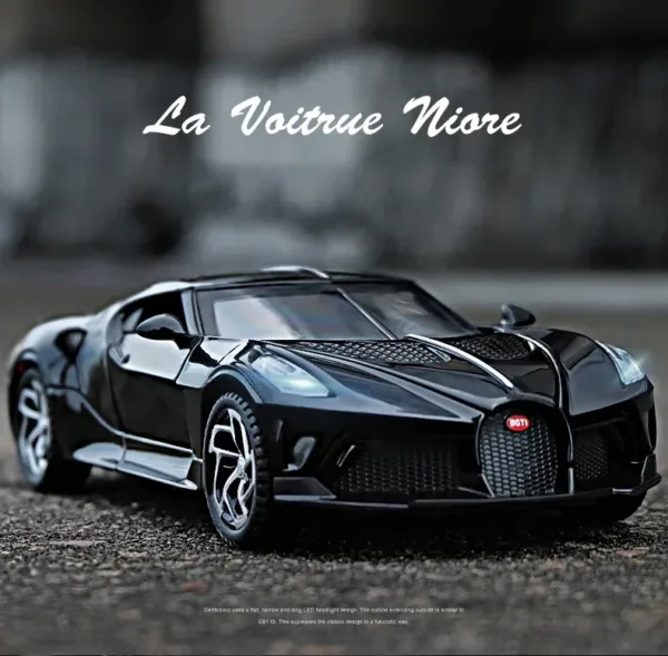 1:32 Bugatti La Voiture Noire Diecast Model - Image 6