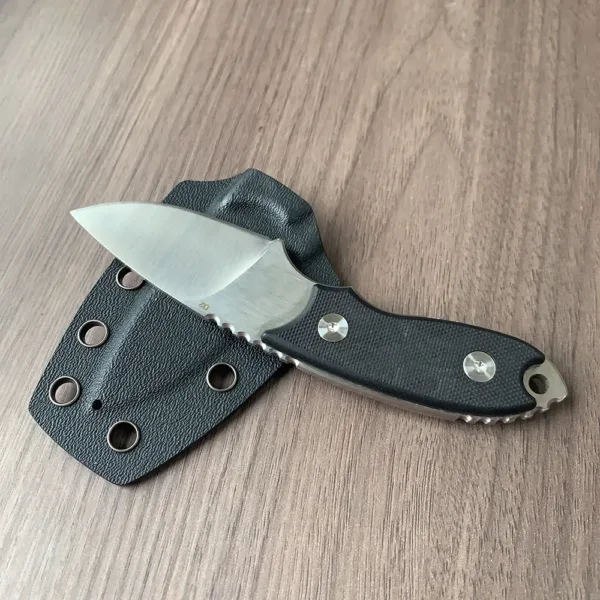 G10 D2 Steel Small Fixed Blade Knife - Image 3