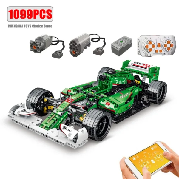 F1 Racing Supercar Building Blocks Set - Image 17