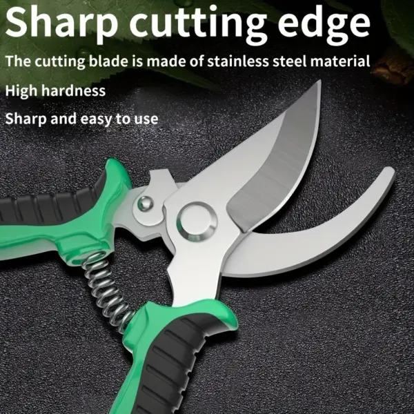 Ergonomic Stainless Steel Pruning Shears