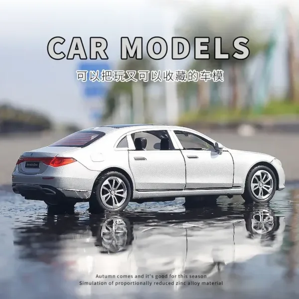 1:32 Mercedes-Benz S400L Diecast Model Car - Image 4