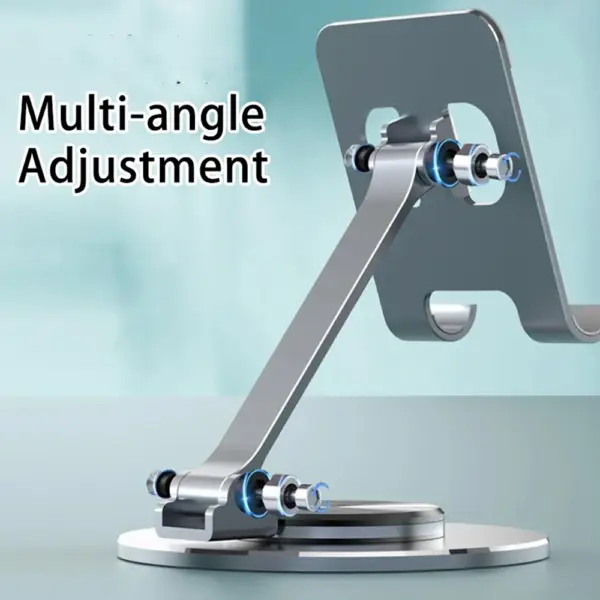 360° Adjustable Metal Desk Phone Stand - Image 2