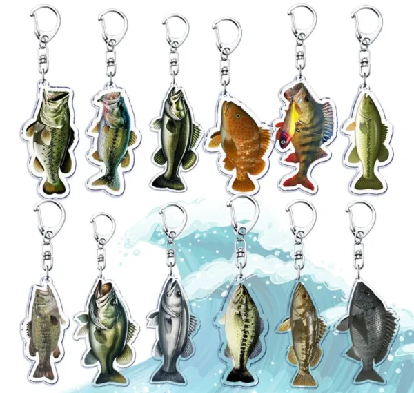 Fishing Man Keychain Pendant for Gifts - Image 2