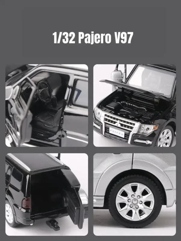 1/32 Mitsubishi Pajero Diecast Model Car - Image 5