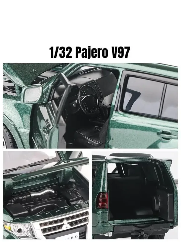 1/32 Mitsubishi Pajero Diecast Model Car - Image 4