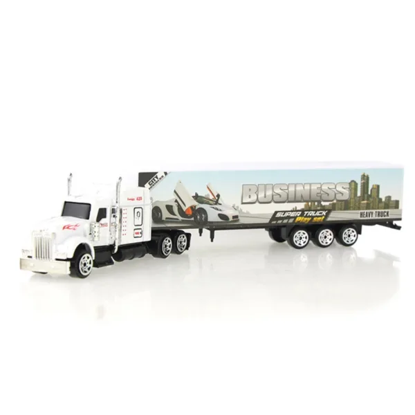 Diecast Container Truck Model Toy for Kids - Image 11