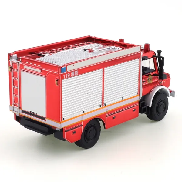 1/64 Scale Alloy Unimog Fire Truck Model - Image 5