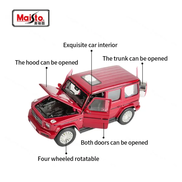 Maisto 1:24 Mercedes-Benz G-Class Diecast Model - Image 2