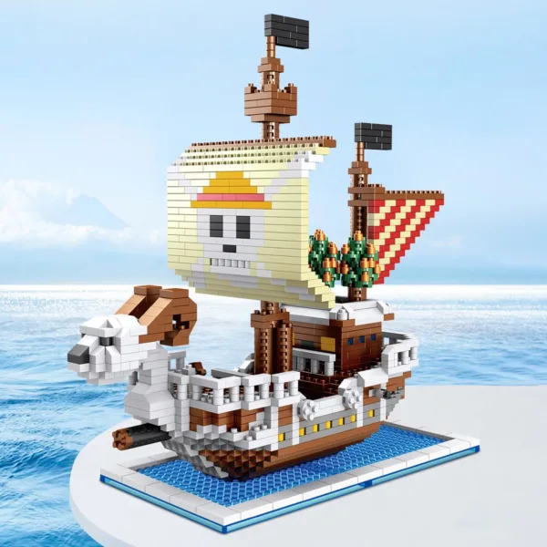 Ocean Pirate Ship 3D Model Building Blocks - Image 8