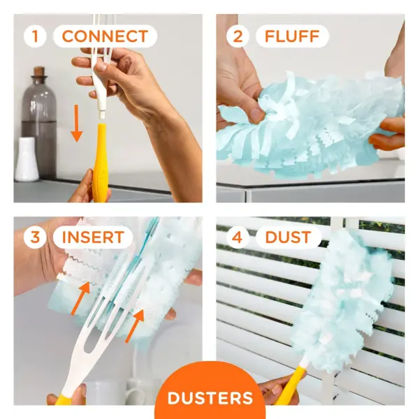 11 Pack Disposable Microfiber Duster Pads - Image 3