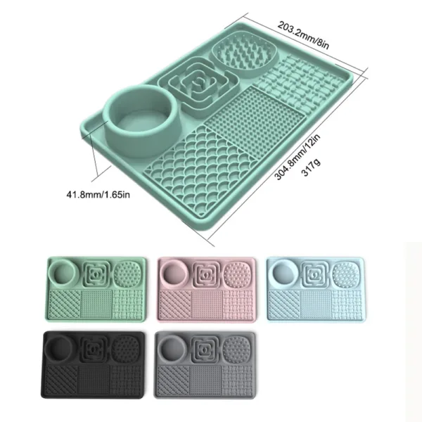 Waterproof Silicone Slow Feeder Mat for Dogs - Image 5