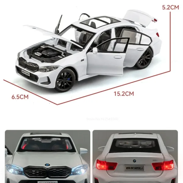 1:32 BMW 3 Series 320i Diecast Model Car - Image 5