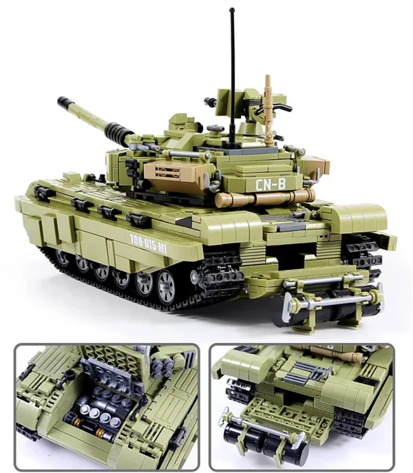 1386pcs Military Tank Building Blocks Set - Image 3