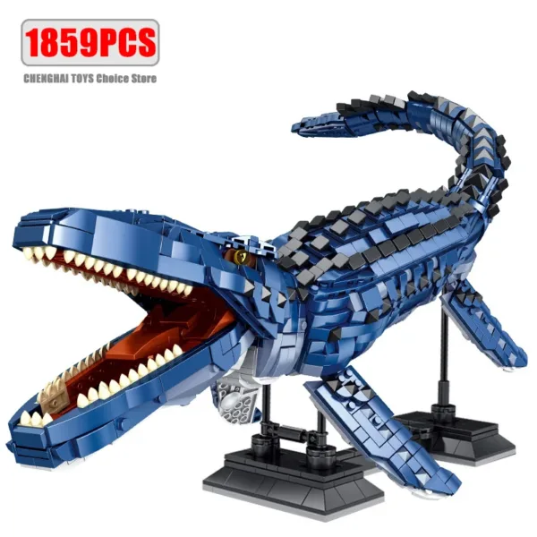 Large Mechanical T-Rex Building Blocks Set - Image 8