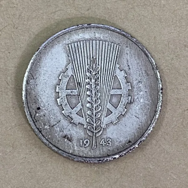 Replica 1943 Ukraine 50 Kopeks Coin - Image 5