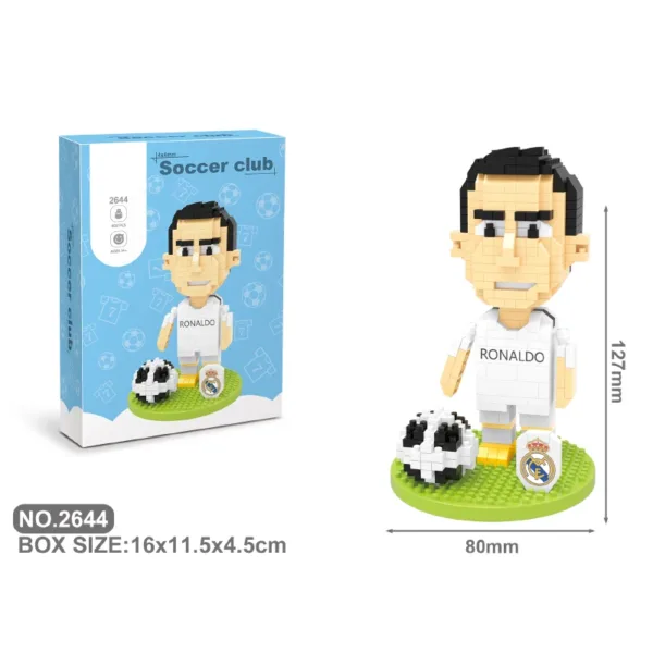 Football Player Mini Figures Building Blocks Set - Image 8